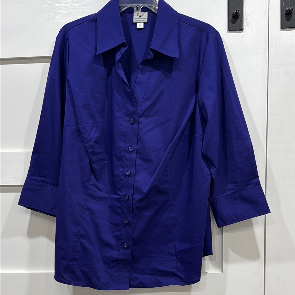 Vibrant purple Button-Up Shirt